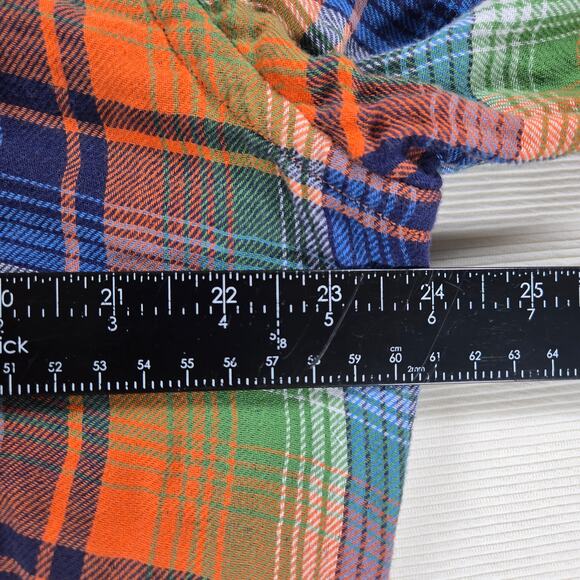 Peter Millar Mountain Side Collection Plaid Button Up Flannel Men's Size Large - Picture 4 of 6